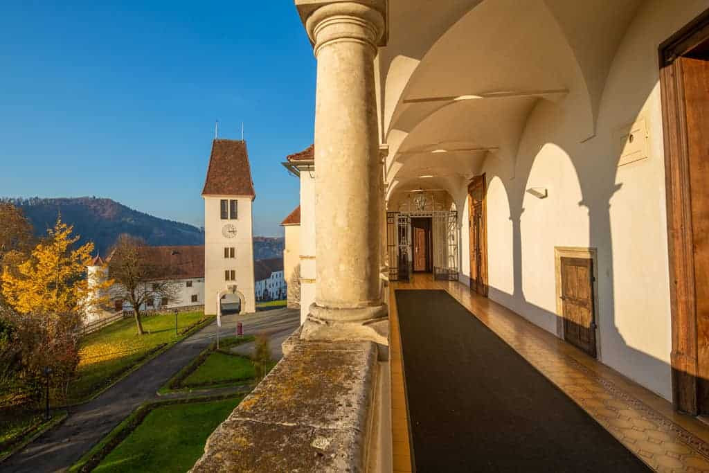 View of the upper castle Copyright Janez Kotar