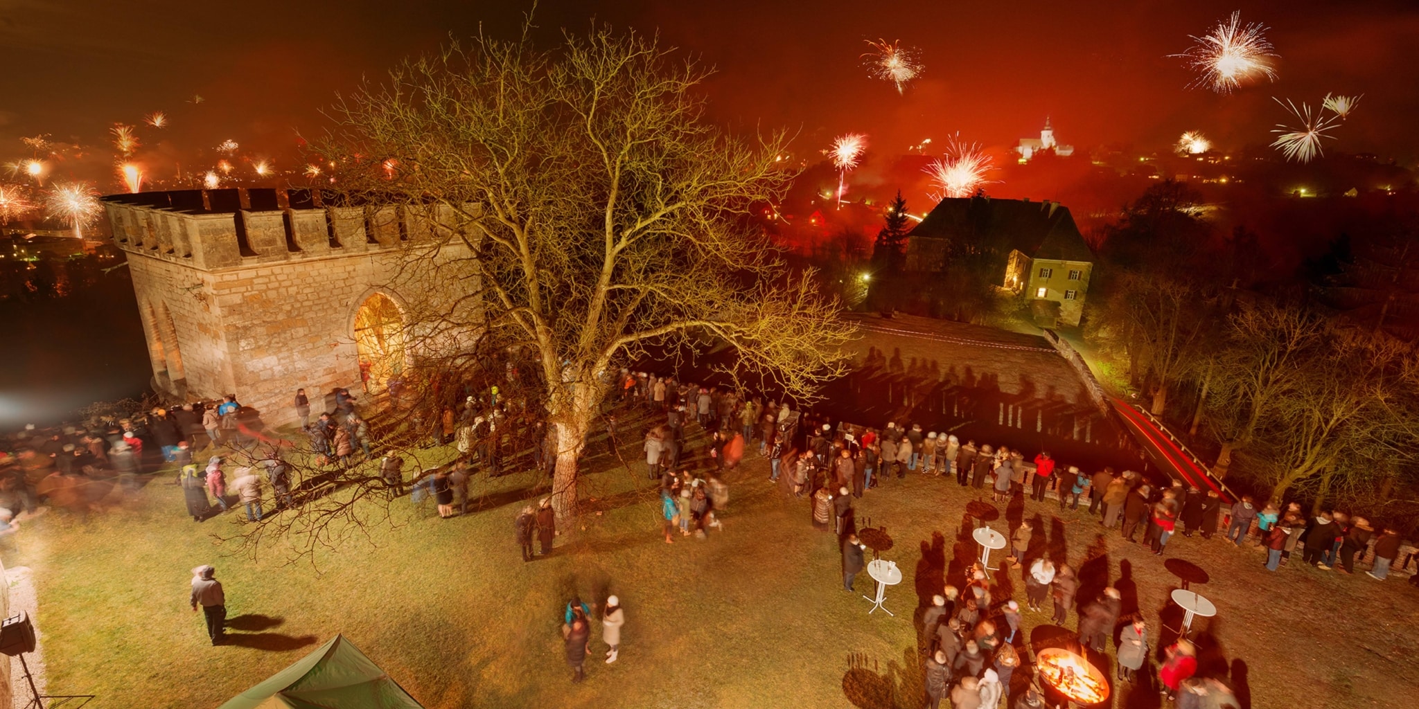 Silvester Copyright Stefan Kristoferitsch Silvester auf der Glockenwiese von Schloss Seggau