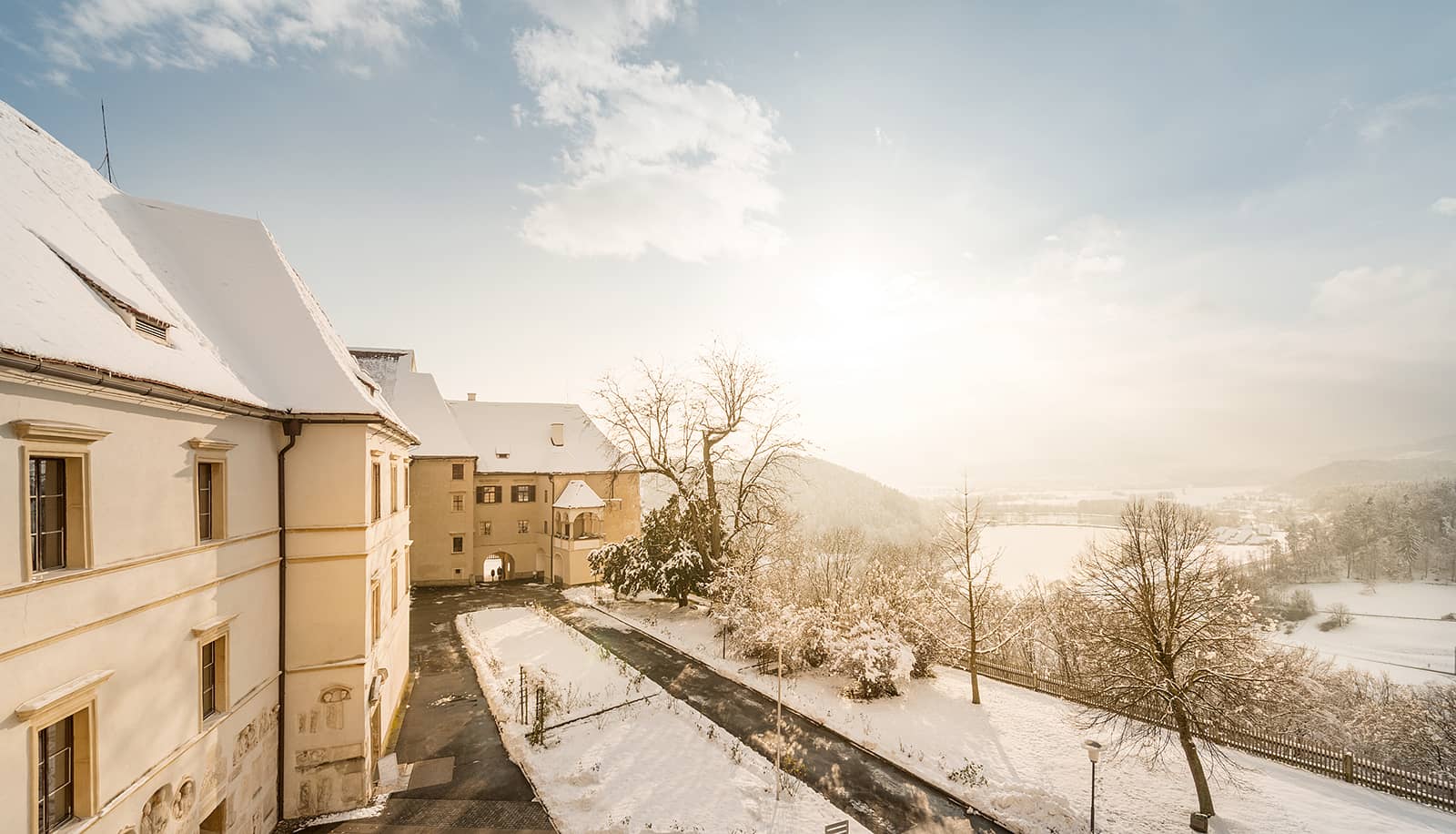 Winter Schloss Seggau