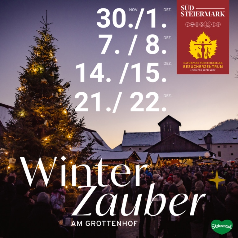 Winterzauber Grottenhof, Adventveranstaltung an den Wochenenden im Advent in Leibnitz